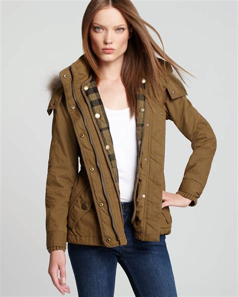 burberry mens hooded jacket|burberry brit anorak jacket.